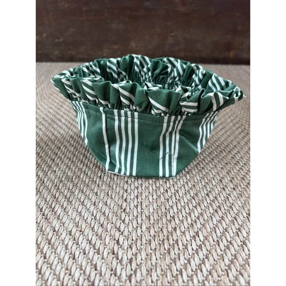 Longaberger 1998 Hostess Appreciation Basket Hunter Green Stripe #2592516